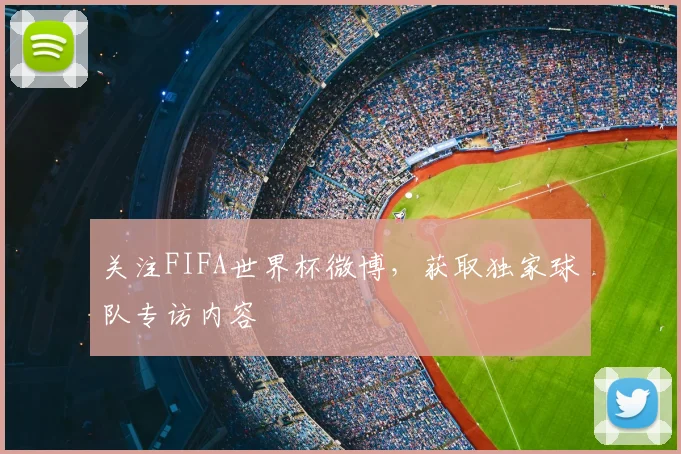 关注FIFA世界杯微博，获取独家球队专访内容